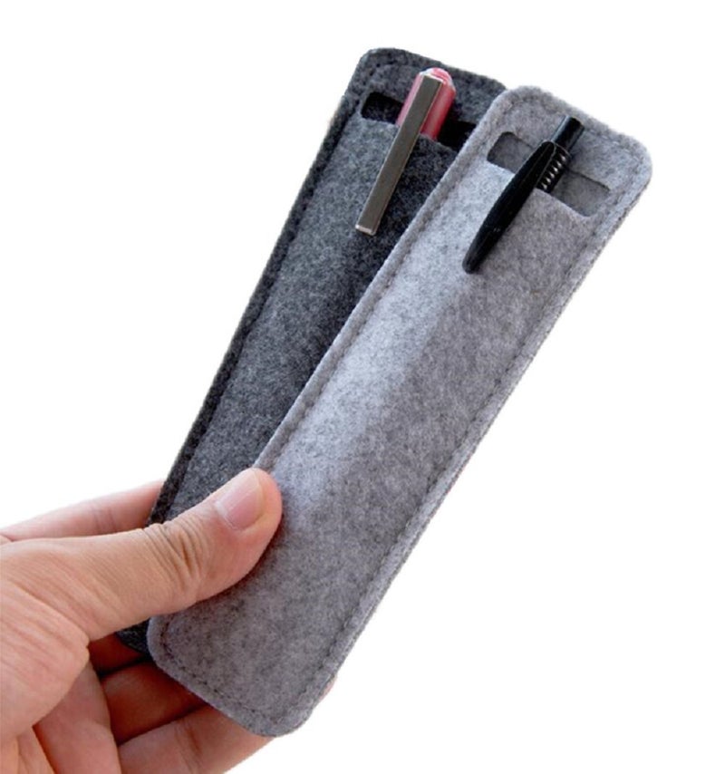 Funny live Mini Felt Pen Bag Delicate Pen Case for Students and Business Used for Gifts Pen Packing,Set of 2 - Image 1